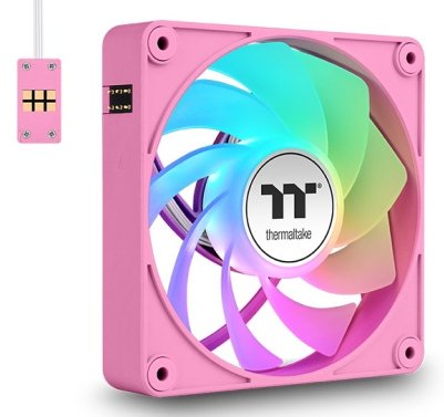 Thermaltake CT120 EX Reverse Fan Pink 3 Pack ARGB Sync - Gehäuse-Lüfter - 500 rpm