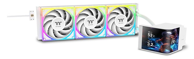 Thermaltake MAGCurve 360 Ultra Snow ARGB| AiO-Wasserkühlung - CPU-Kühler - AMD Sockel AM3 (Ph. II/Ath. II)
