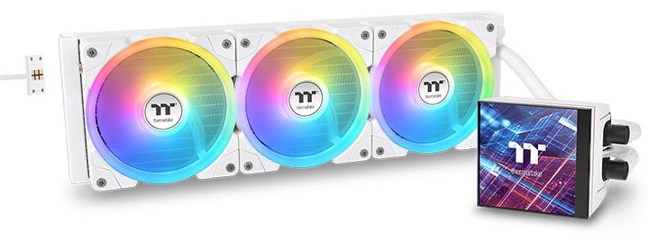 Thermaltake MAGFloe 420 Ultra Snow Edition| AiO-Wasserkühlung - AMD Sockel AM3 (Ph. II/Ath. II) - AMD Sockel AM4 (Ryzen)