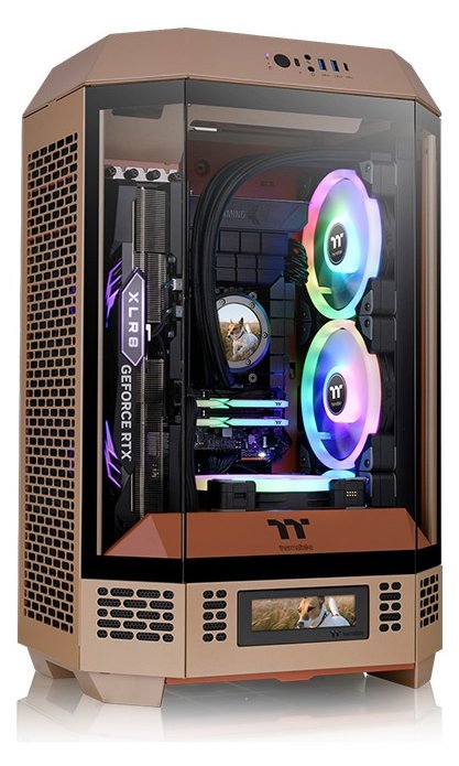 Thermaltake The Tower 300 - Micro Tower - micro ATX - Seitenteil mit Fenster (gehärtetes Glas)