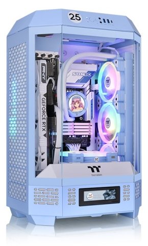 Thermaltake The Tower 300 - Micro Tower - mini ITX / micro ATX - Seitenteil mit Fenster (gehärtetes Glas)