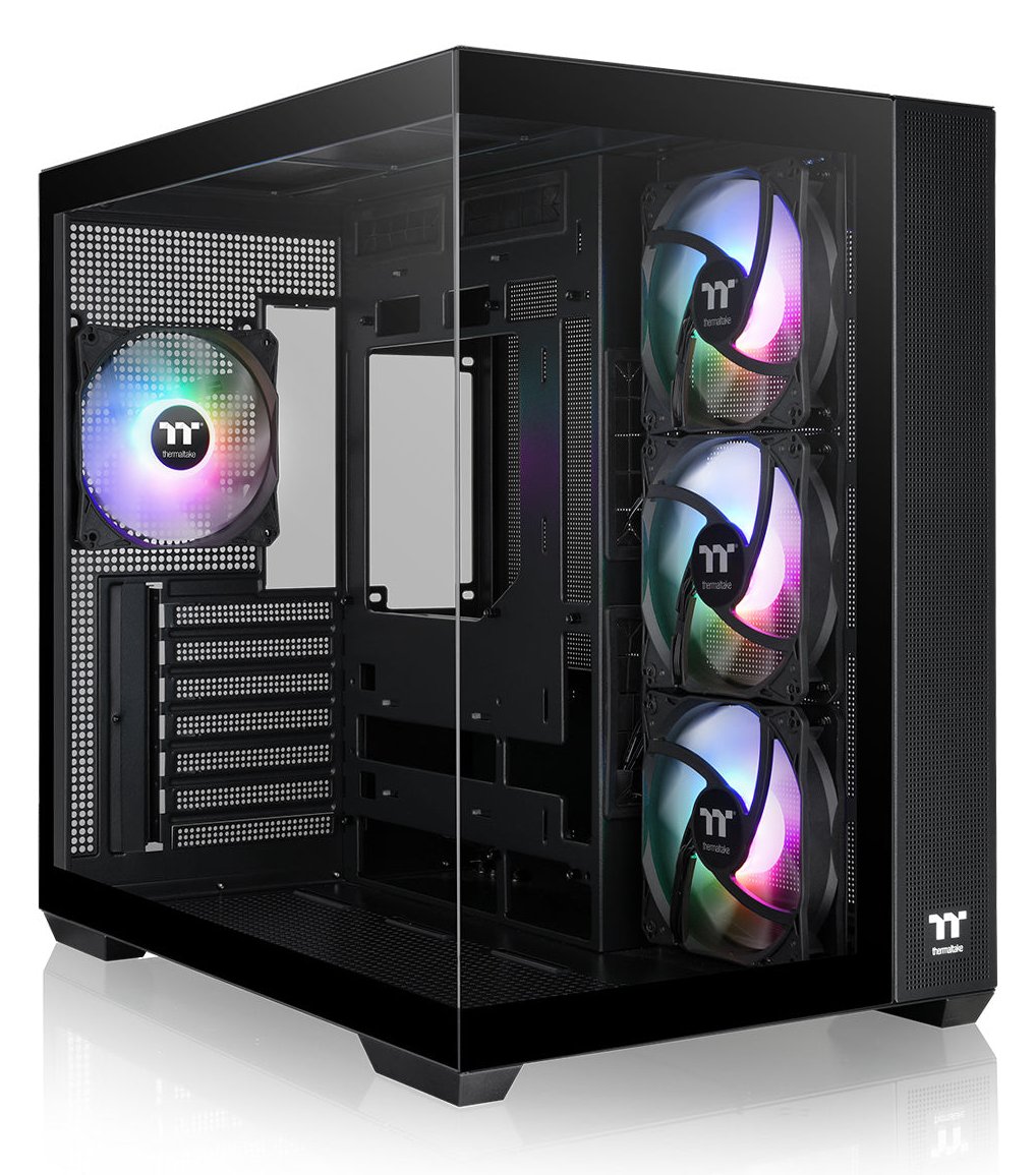 Thermaltake View 380 TG ARGB - Mid tower - ATX - Seitenteil mit Fenster (gehärtetes Glas)