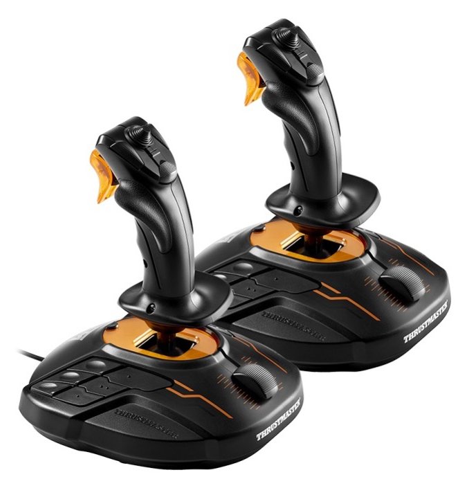 ThrustMaster T.16000M FCS Space Sim Duo - Joystick - 16 Tasten - kabelgebunden (Packung mit 2)