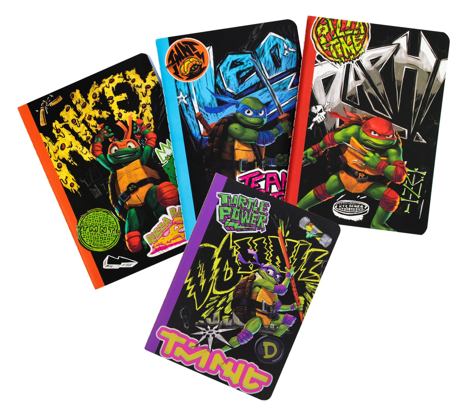 Thumbs Up ! Notizbuch 4er Set - TMNT