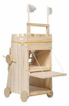 Thumbs Up Belagerungsturm - Funktionsmodell aus Holz - 12 Jahr(e)