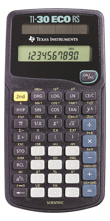 TI TI-30 eco RS - Wissenschaftlicher Taschenrechner
