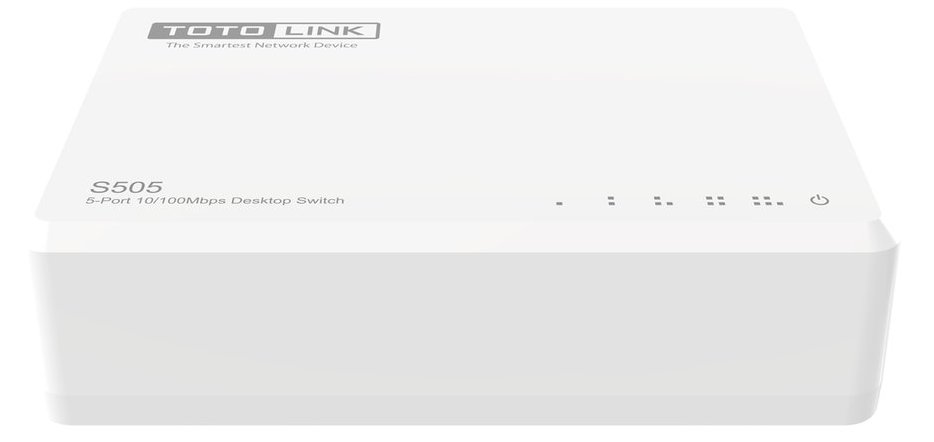 TOTOLINK S505-V5 - Unmanaged - Fast Ethernet (10/100) - Vollduplex - Wandmontage