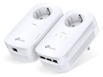 TP-LINK AV1300 - Gigabit Passthrough Starter Kit - Powerline Adapterkit - GigE, HomePlug AV (HPAV) von LumaTech