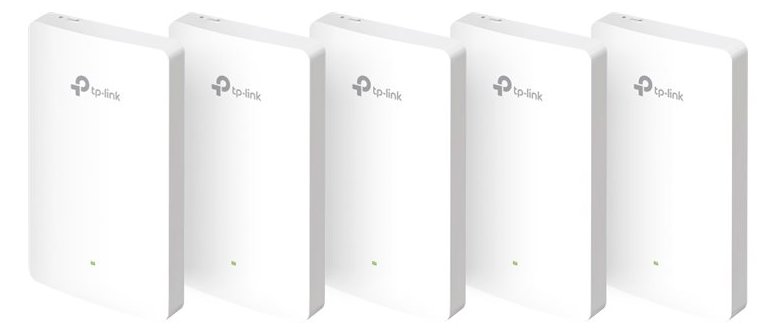 TP-LINK AX1800 Wall WI-FI 6 AP 5-pack - 1,2 Gbps - Power over Ethernet