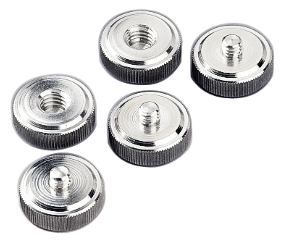 Hama Tripod Conversion Screws - Schraubadapter für Stativ-Kamera-Montage (1/4 Zoll bis 3/8 Zoll)