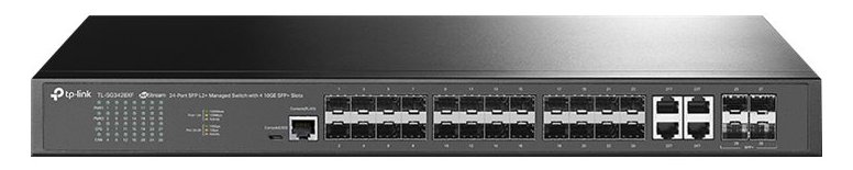 TP-LINK JetStream TL-SG3428XF V1 - Switch - L2+ - managed - 20 x Gigabit SFP + 4 x Combo Gigabit SFP/RJ-45