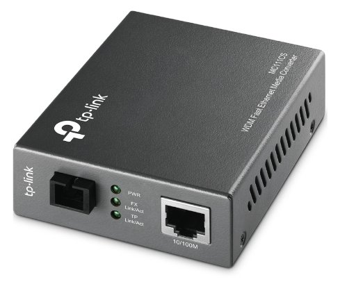 TP-LINK MC111CS - Medienkonverter - 100Mb LAN - RJ-45 / SC Single-Modus - bis zu 20 km - 1550 (TX)