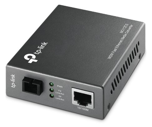 TP-LINK MC112CS - Medienkonverter - 100Mb LAN - 10Base-T, 100Base-FX, 100Base-TX - RJ-45 / SC Single-Modus