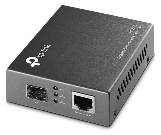 TP-LINK MC220L - Medienkonverter - GigE - 1000Base-LX, 1000Base-SX, 1000Base-LH - RJ-45 / SFP (mini-GBIC)