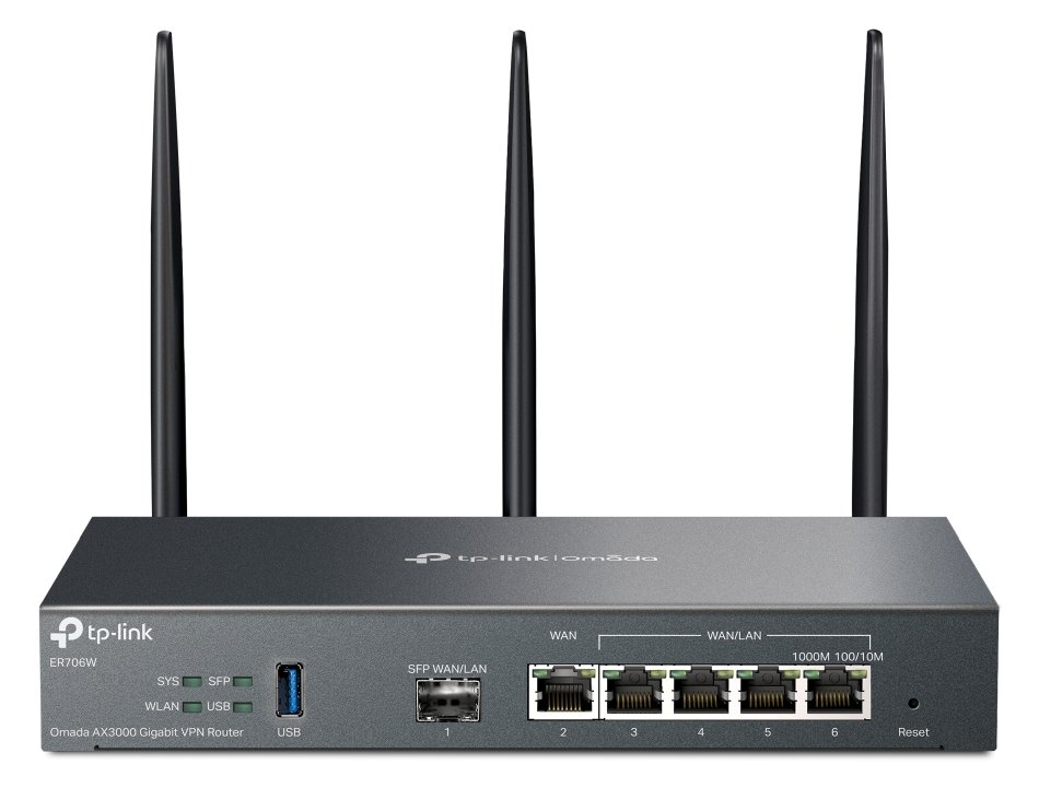 TP-LINK Omada ER706W V1 - Wireless Router - 4-Port-Switch