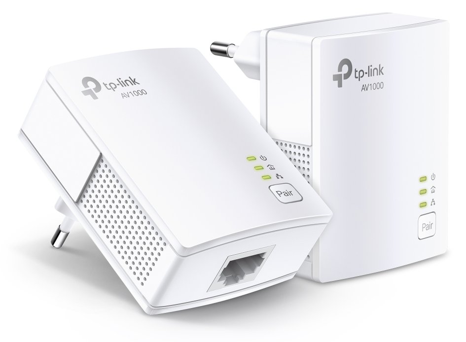 TP-LINK TL-PA717 KIT V4 Starter Kit - Powerline Adapterkit - GigE, HomePlug AV (HPAV)