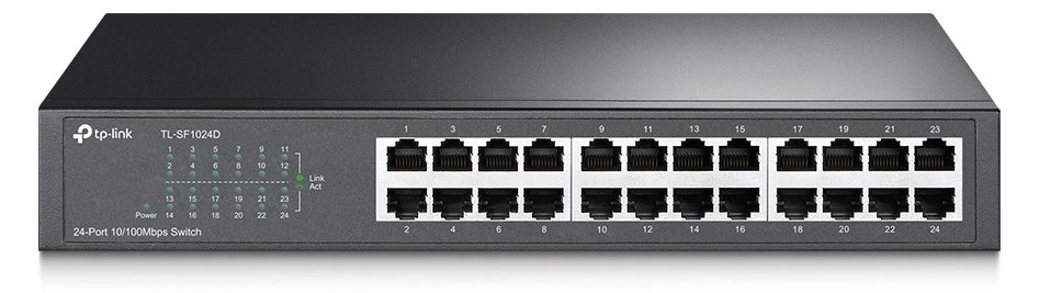 TP-LINK TL-SF1024D - Switch - 24 x 10/100 - Desktop