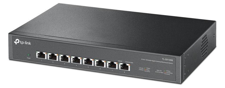 TP-LINK TL-SX1008 V1 - Switch - Desktop, an Rack