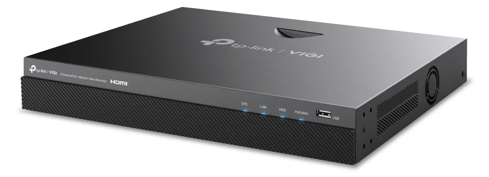 TP-LINK VIGI NVR2008H-8MP V1 - NVR - 8 Kanäle, Ansicht 4