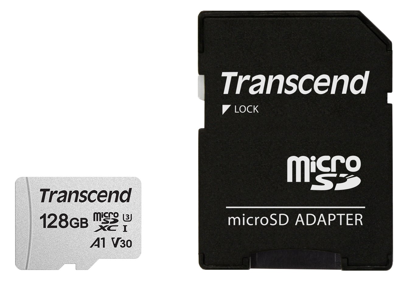 Transcend 300S - Flash-Speicherkarte (Adapter inbegriffen) - V30
