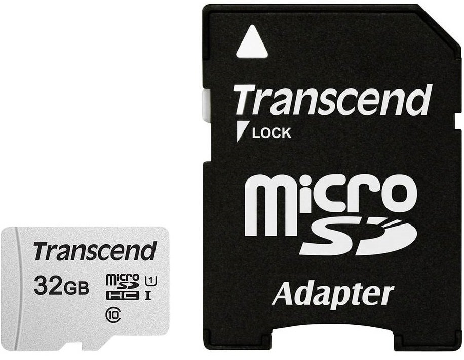 Transcend 300S - Flash-Speicherkarte (Adapter inbegriffen) - UHS-I