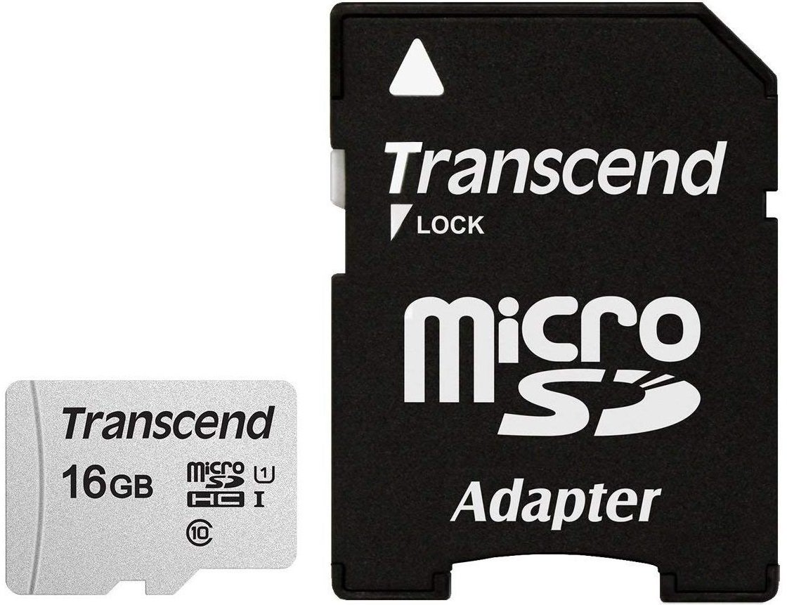 Transcend 300S - Flash-Speicherkarte (Adapter inbegriffen) - UHS-I