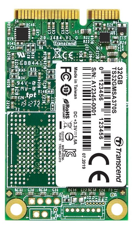 Transcend 370S - SSD - 32 GB - intern - mSATA