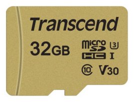 Transcend 500S - Flash-Speicherkarte (microSDHC/SD-Adapter inbegriffen)