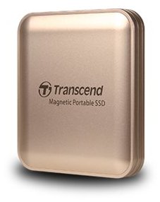 Transcend ESD420 - SSD - 2 TB - extern (tragbar) - USB 3.2 Gen 2x2 (USB-C Steckverbinder) - gold