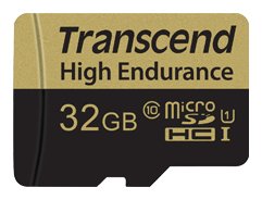 Transcend Hochbelastbare - Flash-Speicherkarte (microSDHC/SD-Adapter inbegriffen)