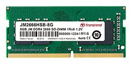 Transcend JetRAM - DDR4 - Modul - 16 GB - SO DIMM 260-PIN - 2666 MHz