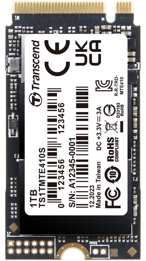 Transcend MTE410S - SSD - 1 TB - intern - M.2 2242 - PCIe 4.0 x4 (NVMe)