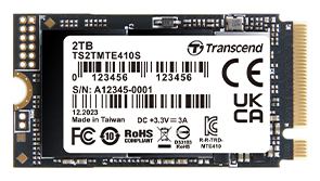 Transcend MTE410S - SSD - 2 TB - intern - M.2 2242 - PCIe 4.0 x4 (NVMe) von LumaTech