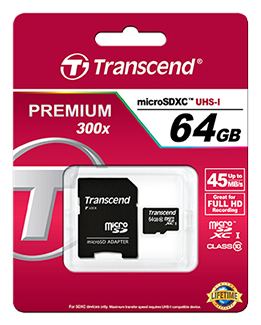 Transcend Premium - Flash-Speicherkarte (microSDHC/SD-Adapter inbegriffen) - UHS-I von LumaTech