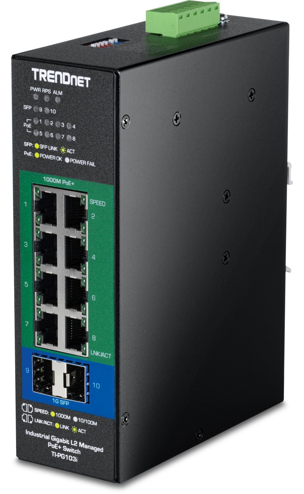 TRENDnet Industrial L2 - Switch - 1 Gbps