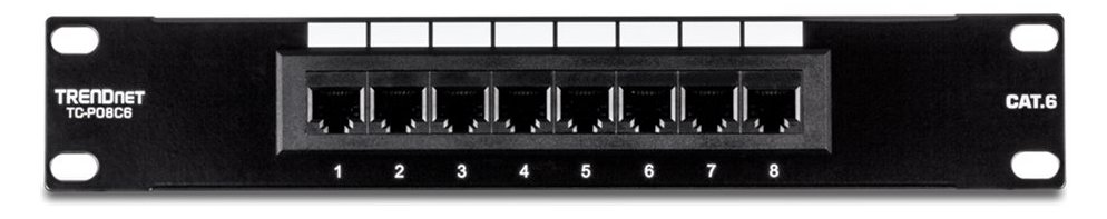 TRENDnet Patch Panel - CAT 6 - 8 Ports