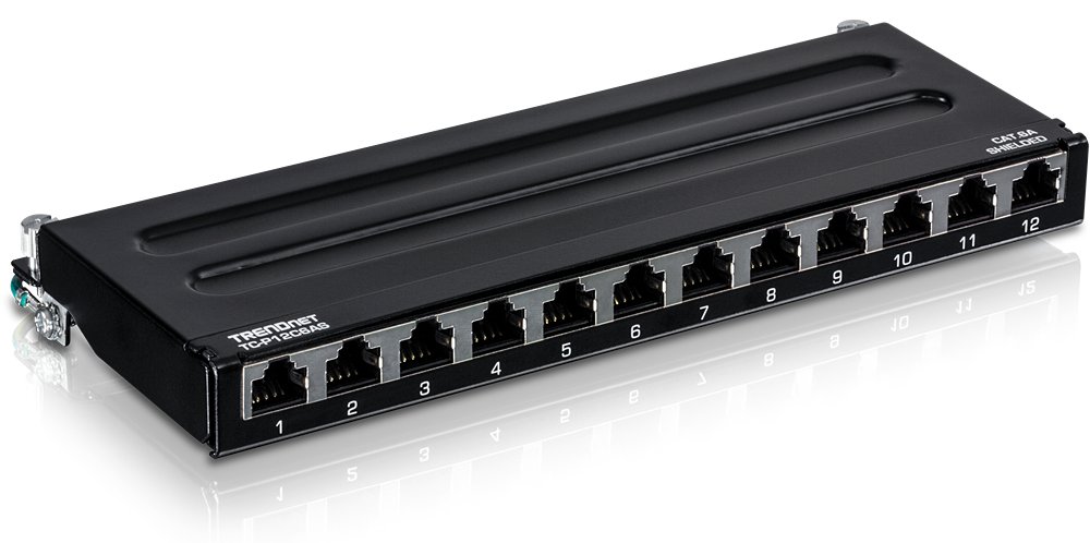 TRENDnet TC-P12C6AS - Patch Panel - geeignet für Wandmontage