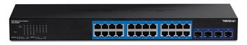 TRENDnet TEG 30284 - Switch - Smart - 24 x 10/100/1000 + 4 x 10 Gigabit SFP+ von LumaTech