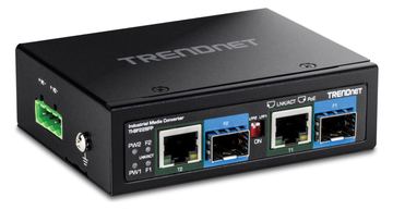 TRENDnet TI-BF22SFP Medien Konverter 2-Port Industrial SFP zu Gigabit PoE++ von LumaTech