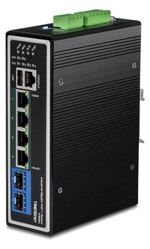 TRENDnet TI-BG62i - Switch - industriell - L2+ - managed - 4 x 10/100/1000 (PoE++) von LumaTech
