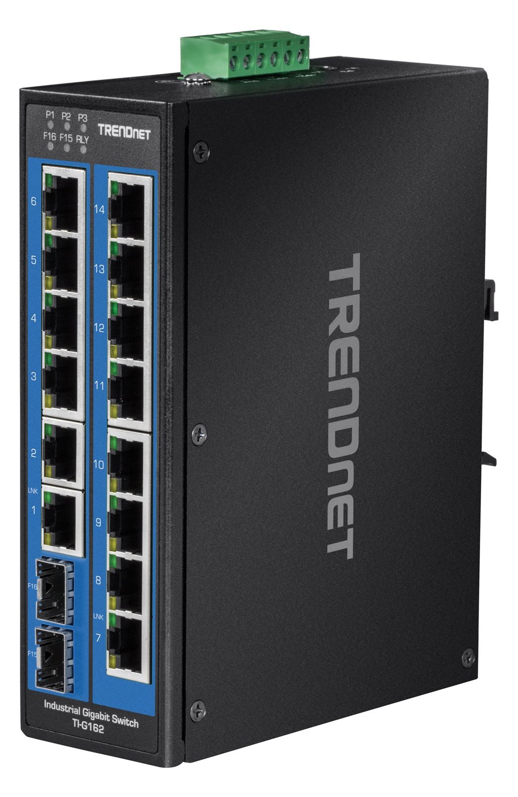 TRENDnet TI-G162 - Switch - unmanaged - 14 x 10/100/1000 + 2 x Gigabit SFP