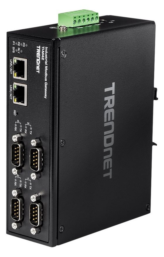 TRENDnet TI-M42 - Gateway - industriell - 4 Anschlüsse
