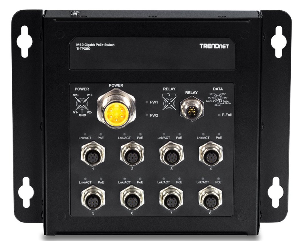 TRENDnet TI-TPG80 - Switch - unmanaged - 8 x 100/1000/10000 + 1 x Shared Gigabit SFP + 1 x SFP