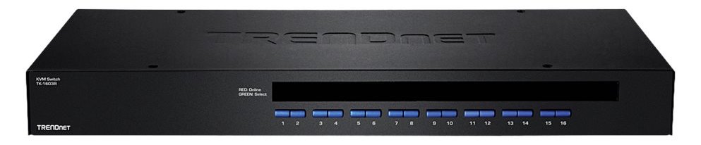 TRENDnet TK 1603R - KVM-/USB-Switch - 16 x KVM / USB