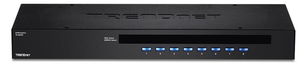 TRENDnet TK 803R - KVM-Switch - 8 x KVM port(s)