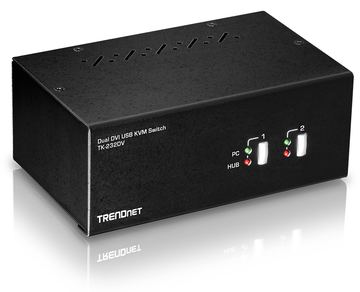 TRENDnet TK-232DV - KVM-/Audio-/USB-Switch - 2 x KVM/Audio/USB von LumaTech