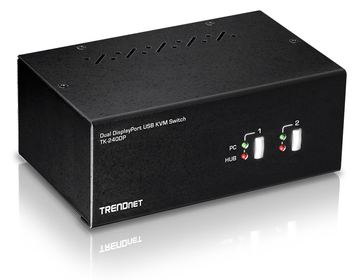 TRENDnet TK-240DP - KVM-/Audio-/USB-Switch - 2 x KVM/Audio/USB von LumaTech