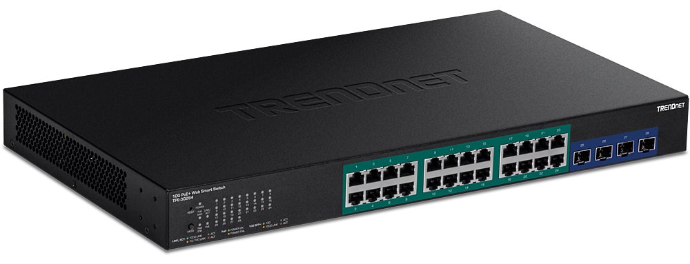TRENDnet TPE 30284 - Switch - Smart - 24 x 10/100/1000 (PoE+)