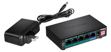 TRENDnet TPE LG50 - Switch - unmanaged - 4 x 10/100/1000 (PoE+) von LumaTech