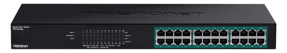 TRENDnet TPE TG240g - Switch - 24 x 10/100/1000 (PoE+)